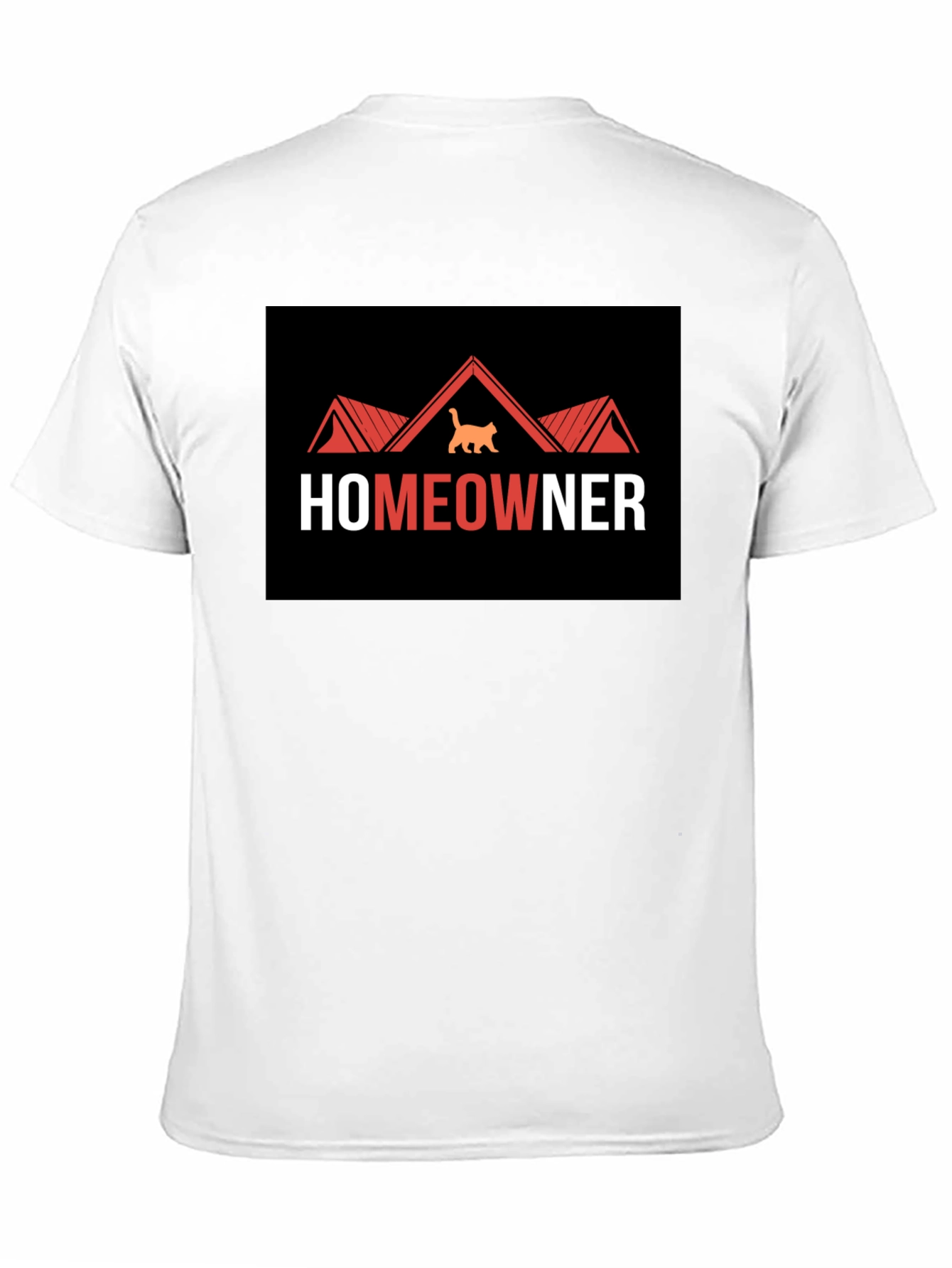 Homeowner Cat T-Shirt - Unique Graphic Tee