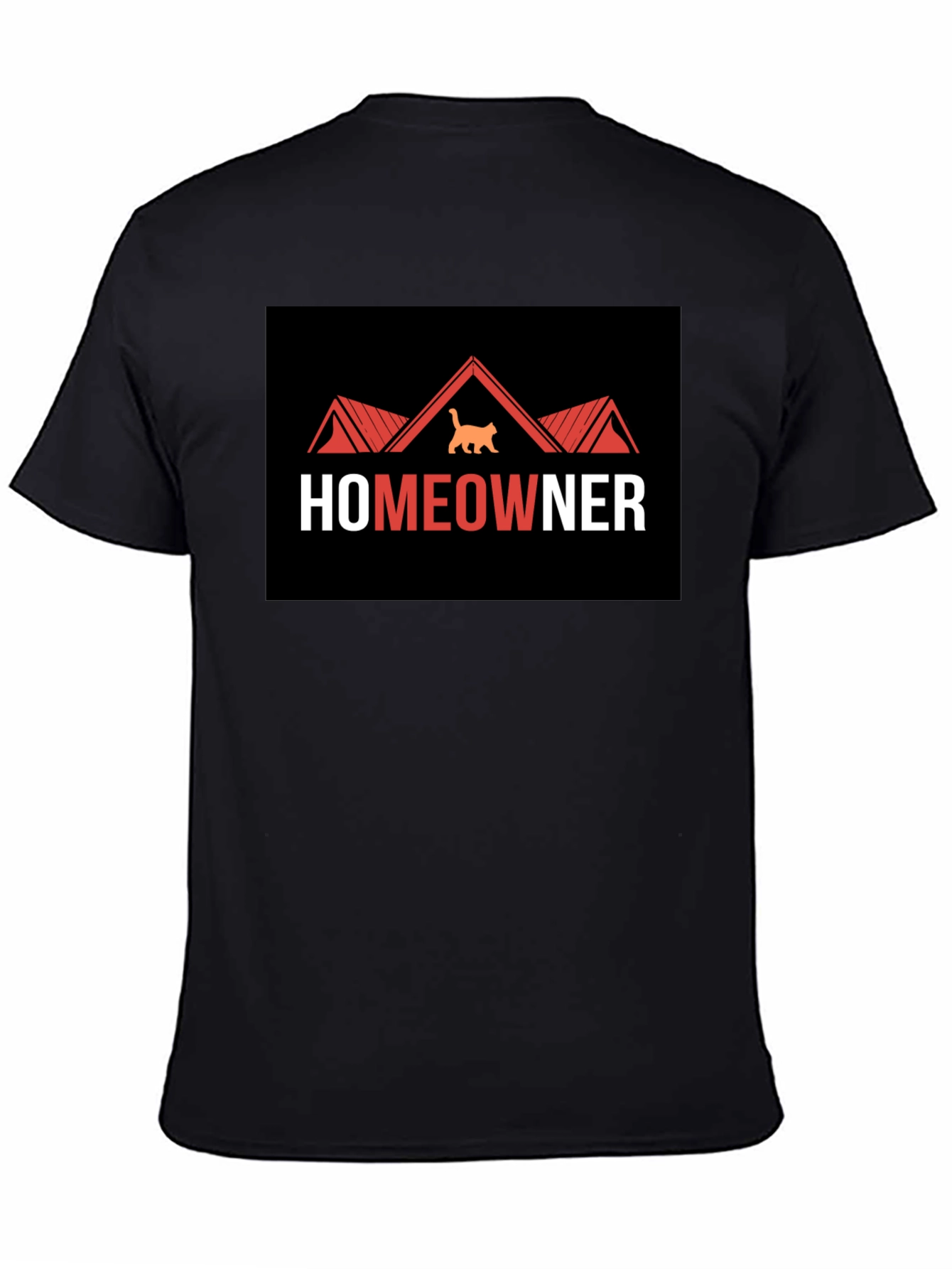Homeowner Cat T-Shirt - Unique Graphic Tee