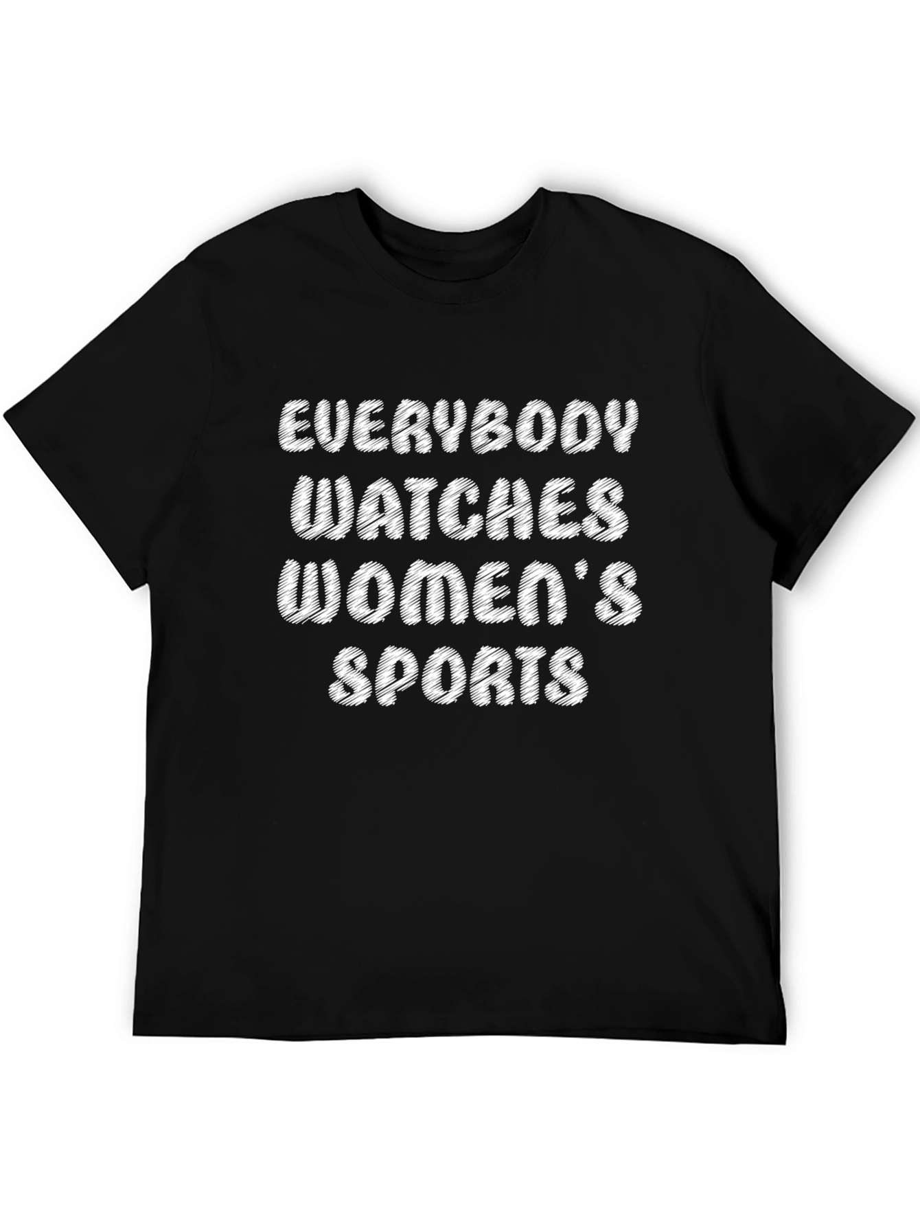 Everybody Watches Womens Sports Graphic Tee