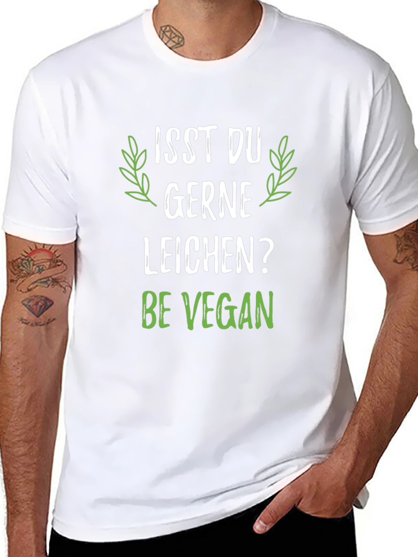 Vegan T-Shirt - Isst Du Gerne Leichen? Be Vegan