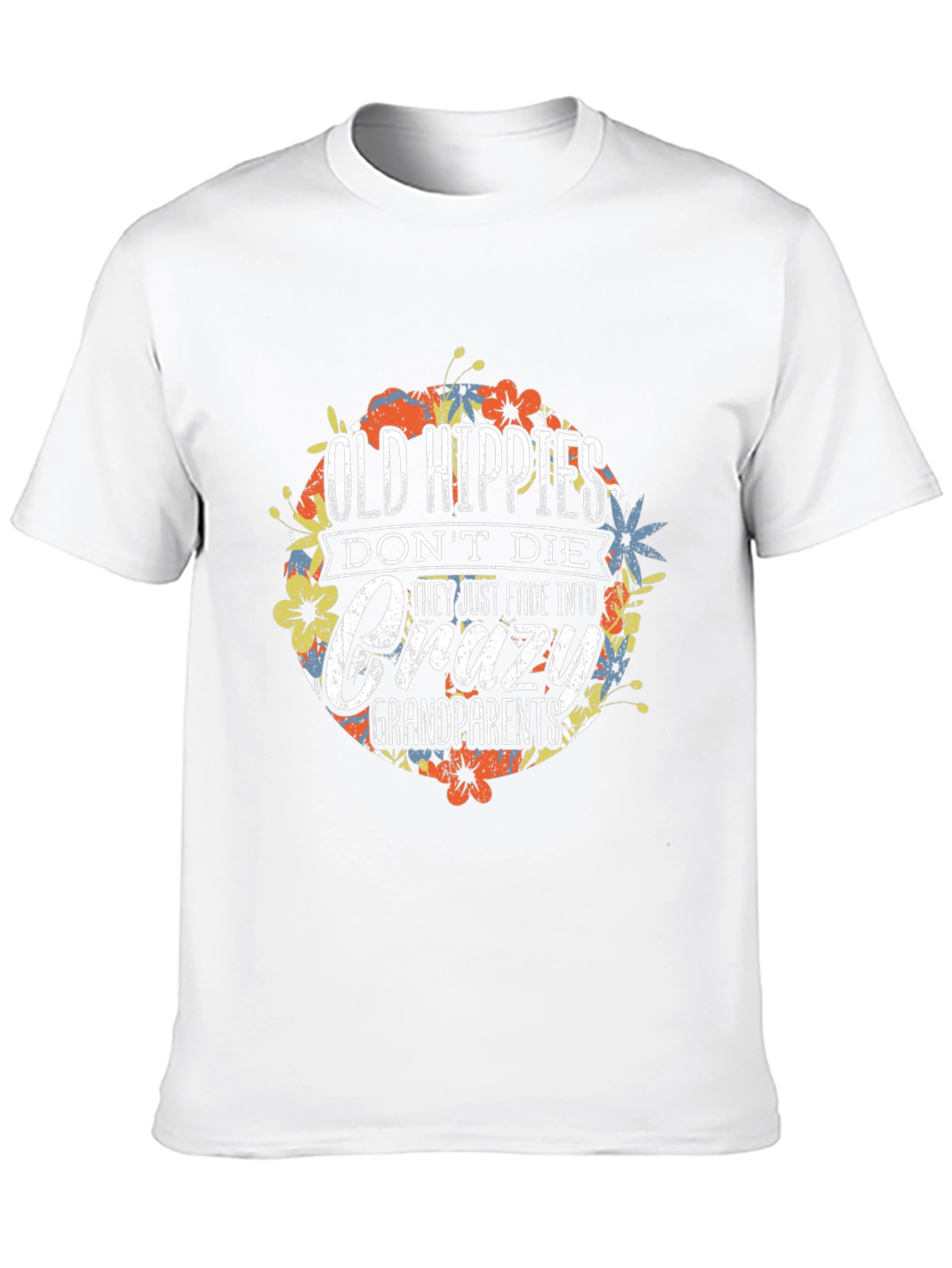 Old Hippies Crazy Grandparents Graphic T-Shirt