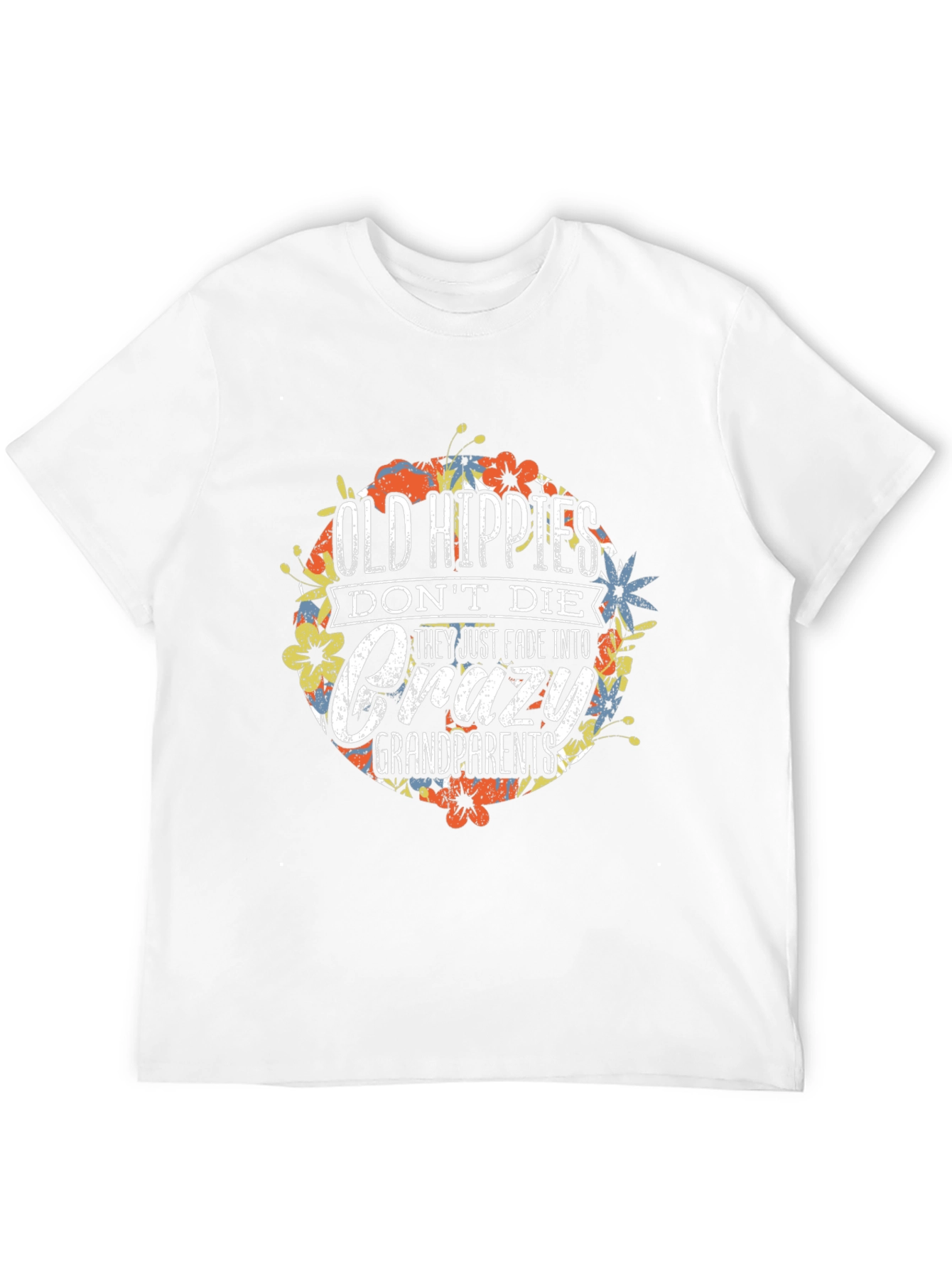 Old Hippies Crazy Grandparents Graphic T-Shirt