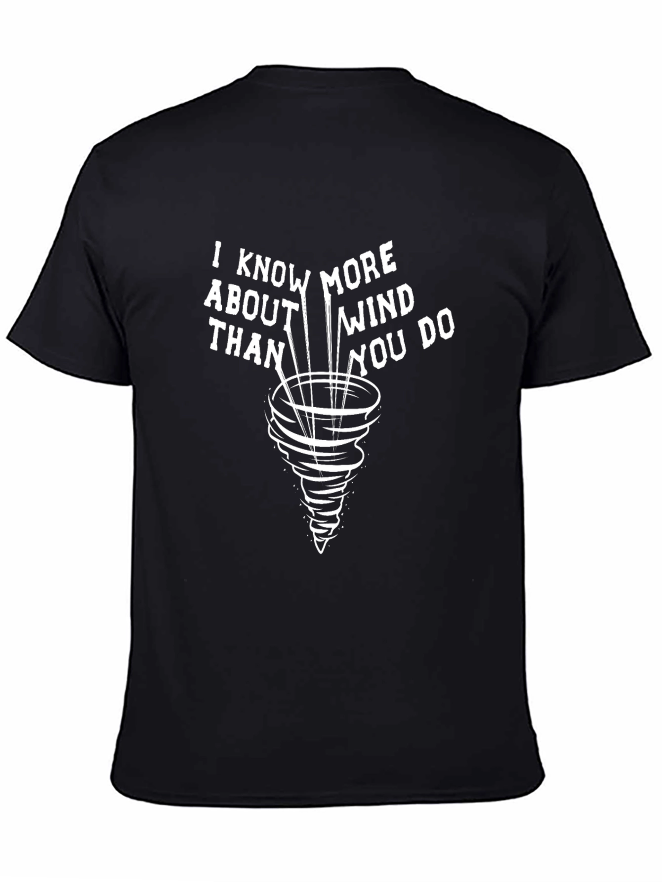 Funny Wind Expert Black T-Shirt