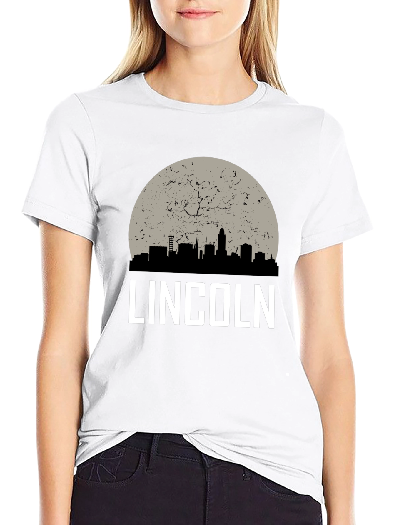 Lincoln Nebraska Skyline T-Shirt