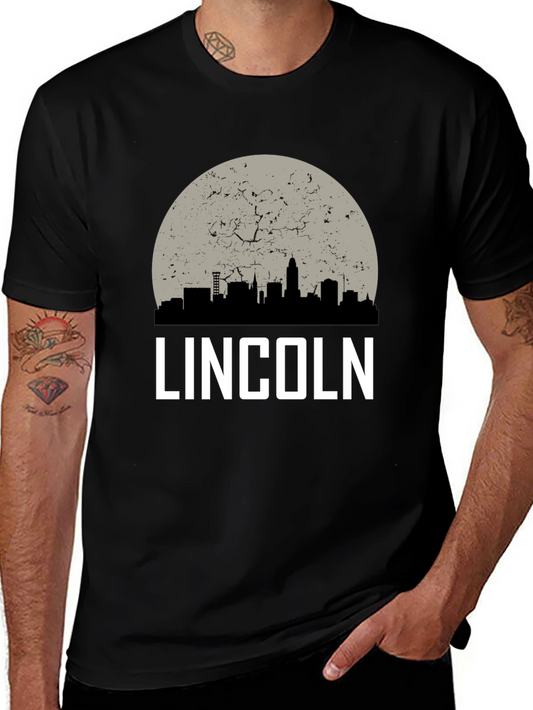 Lincoln Nebraska Skyline T-Shirt