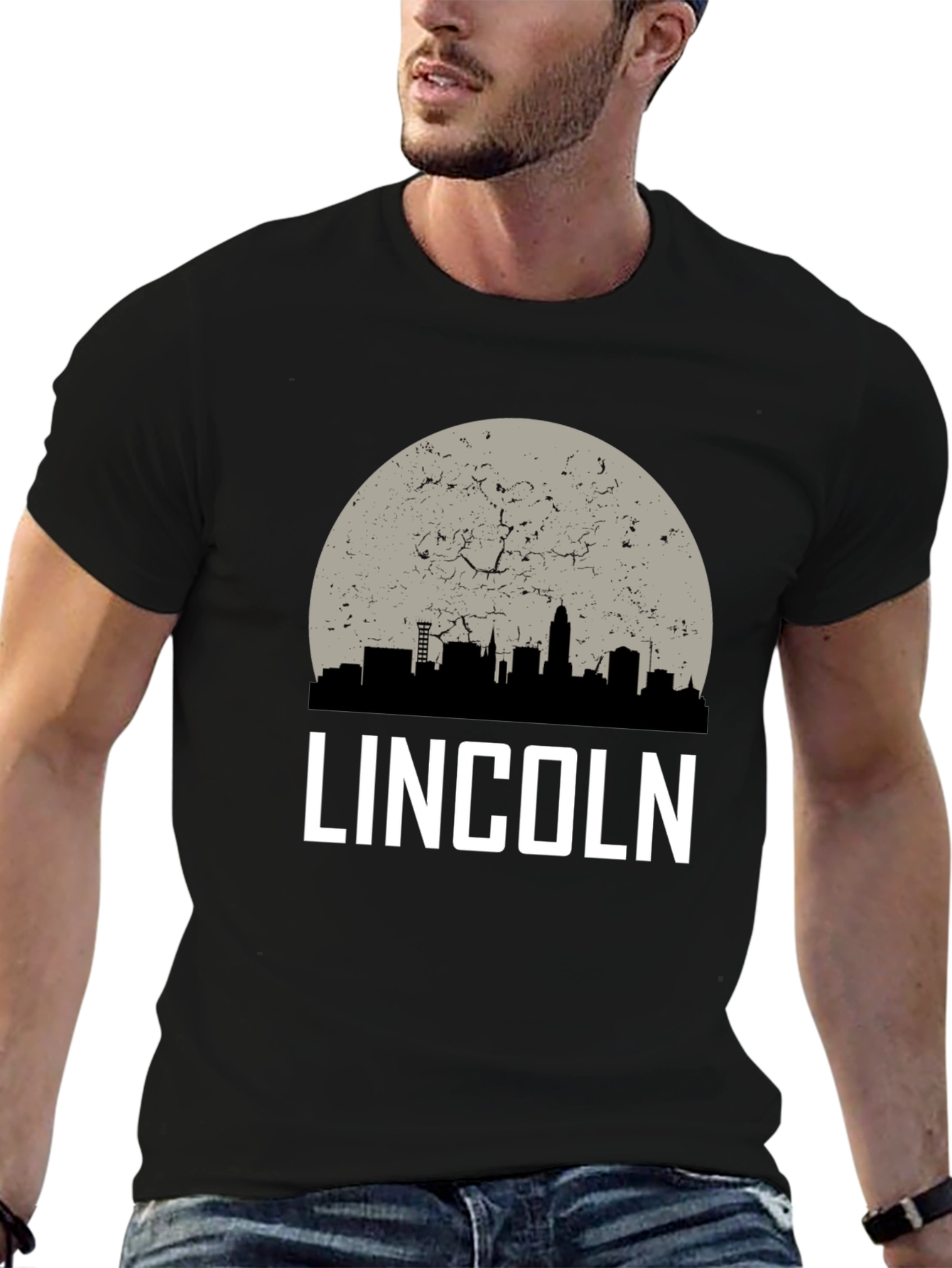 Lincoln Nebraska Skyline T-Shirt