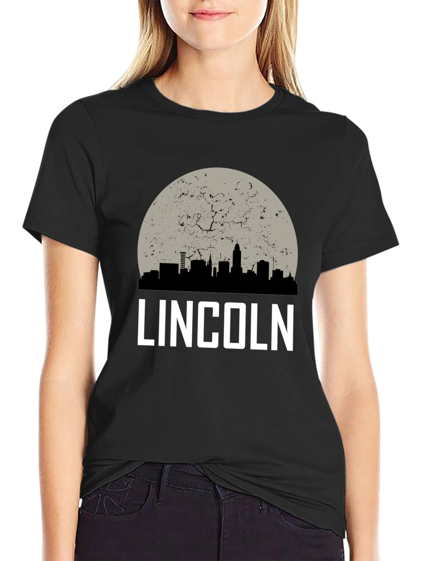 Lincoln Nebraska Skyline T-Shirt