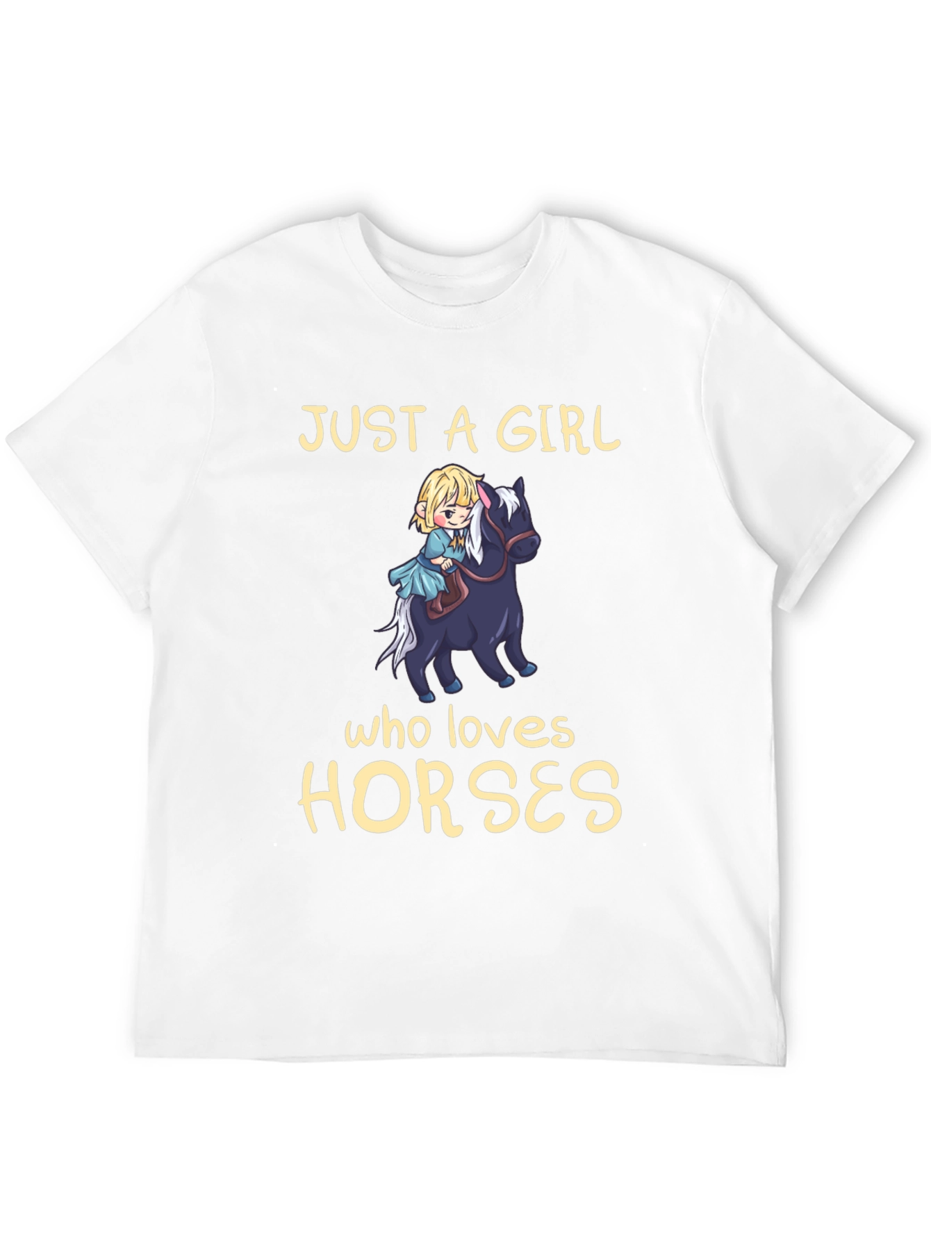 Girl Who Loves Horses T-Shirt