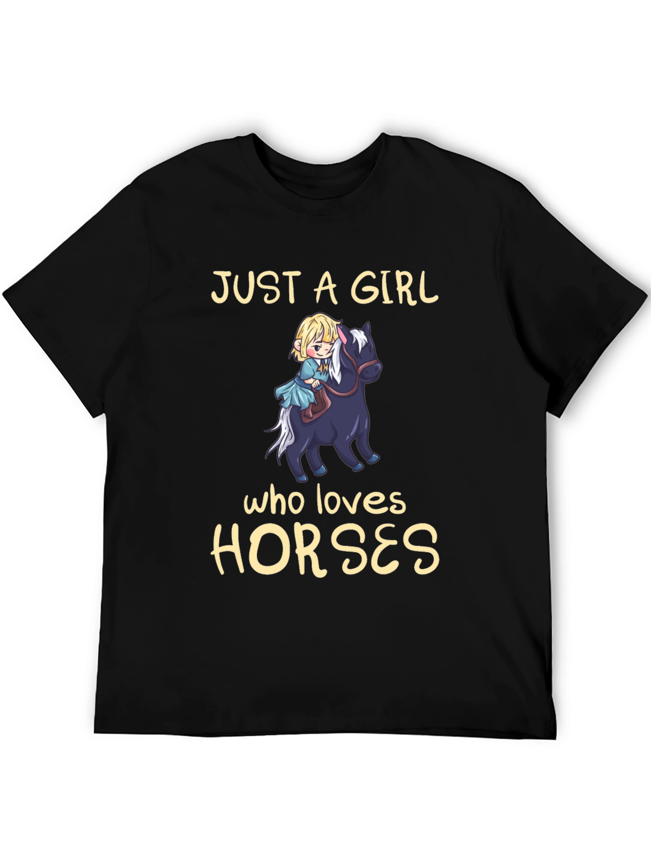 Girl Who Loves Horses T-Shirt