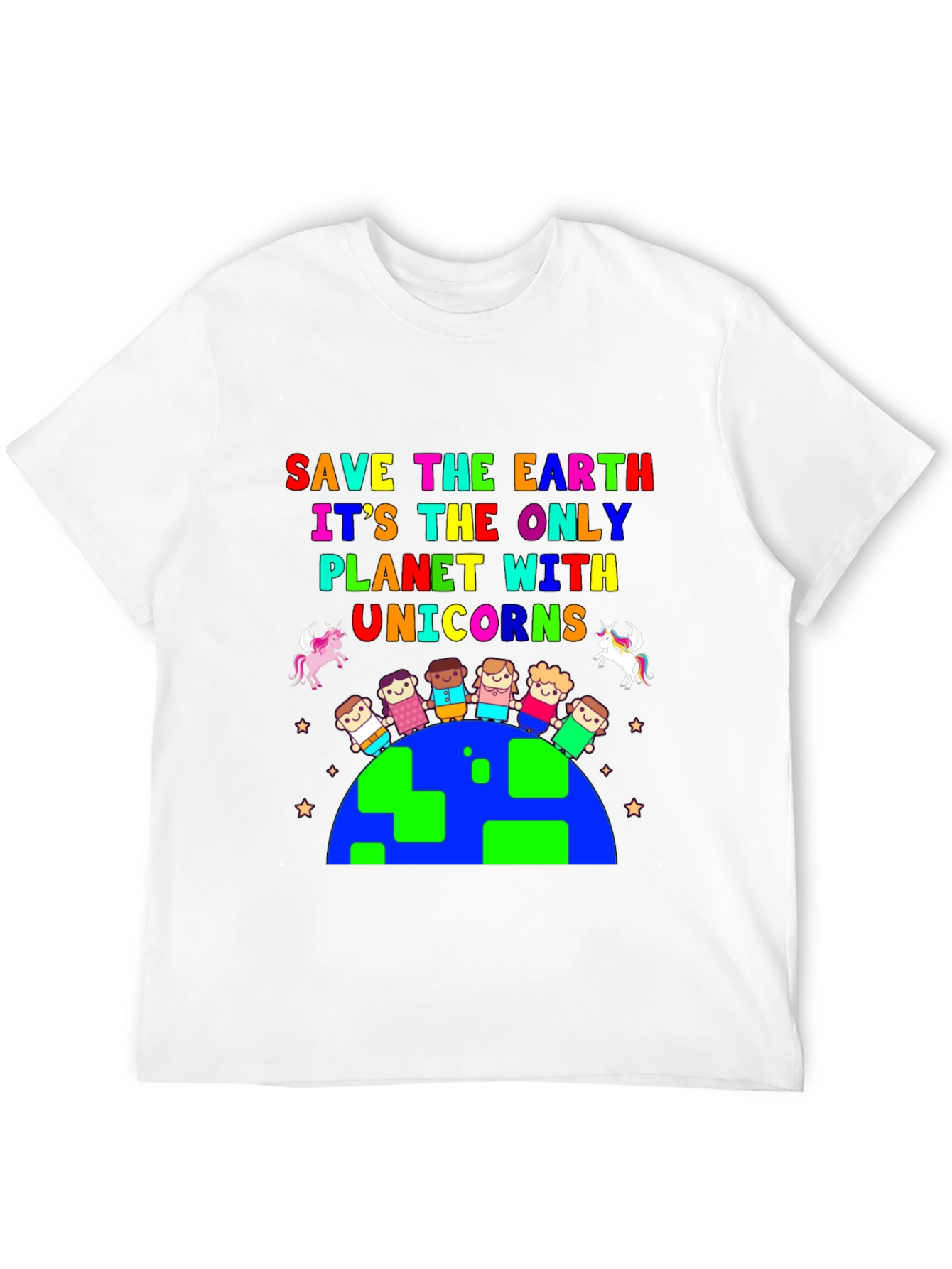 Save Earth Unicorns Planet T-Shirt