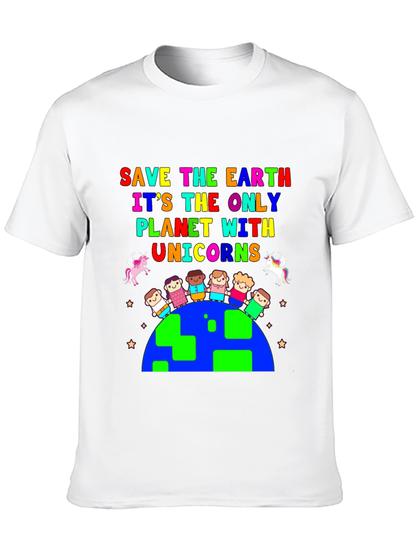 Save Earth Unicorns Planet T-Shirt