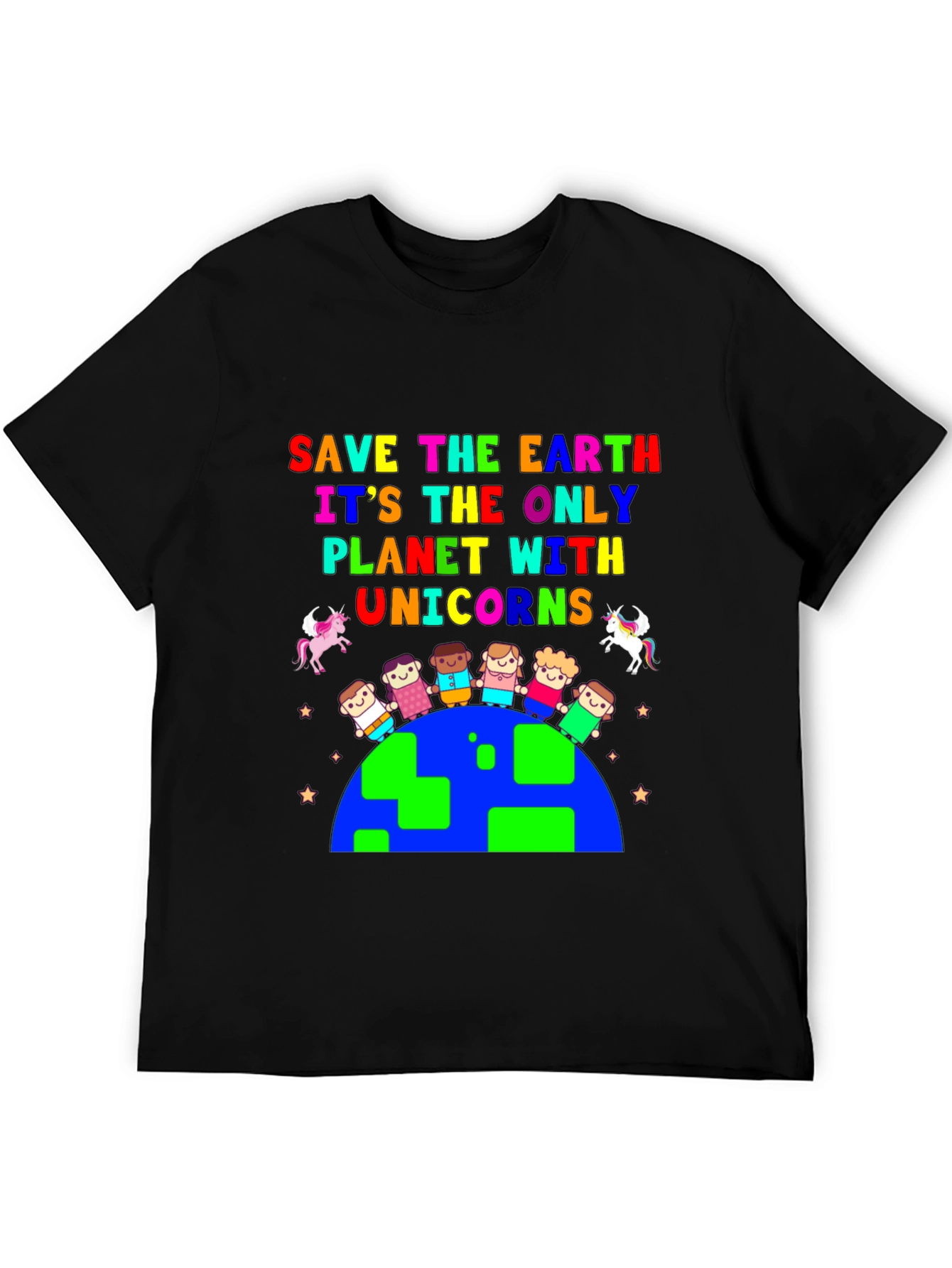 Save Earth Unicorns Planet T-Shirt