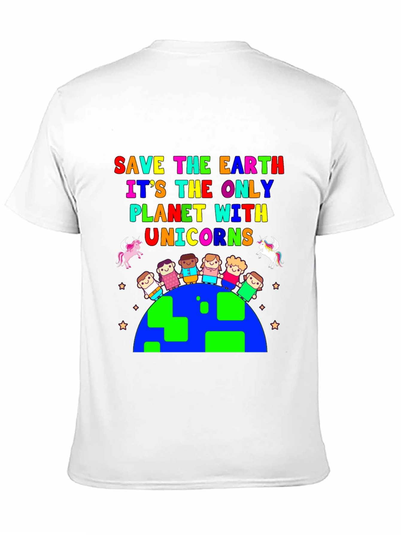 Save Earth Unicorns Planet T-Shirt