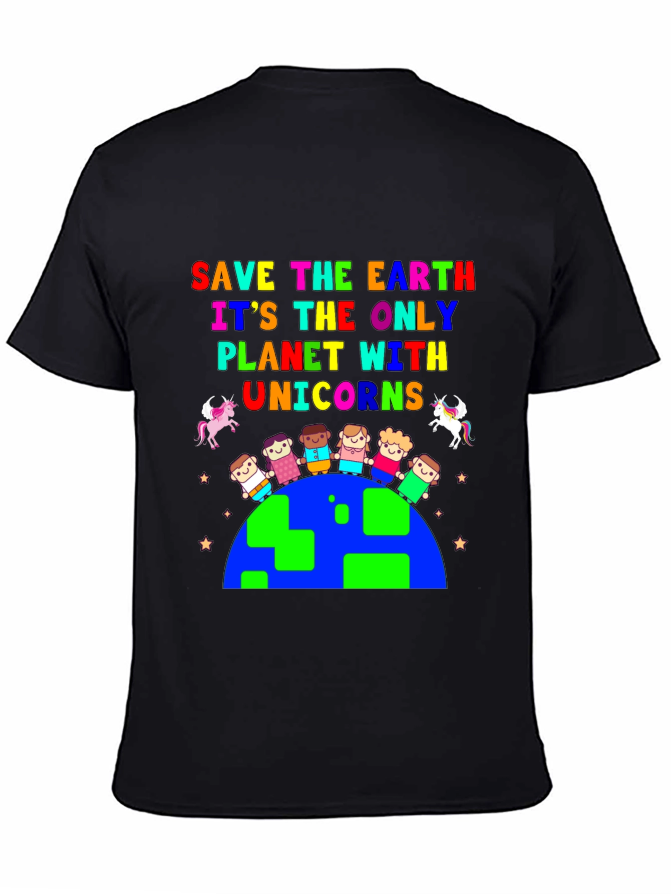 Save Earth Unicorns Planet T-Shirt