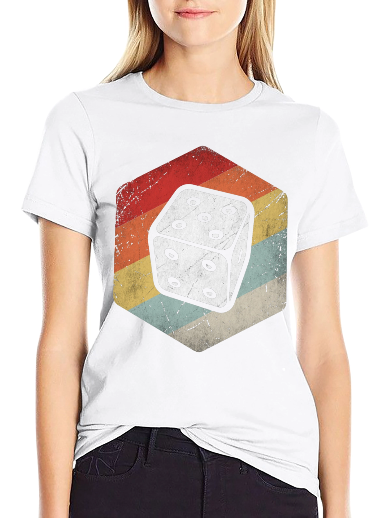 Retro Dice Graphic Tee