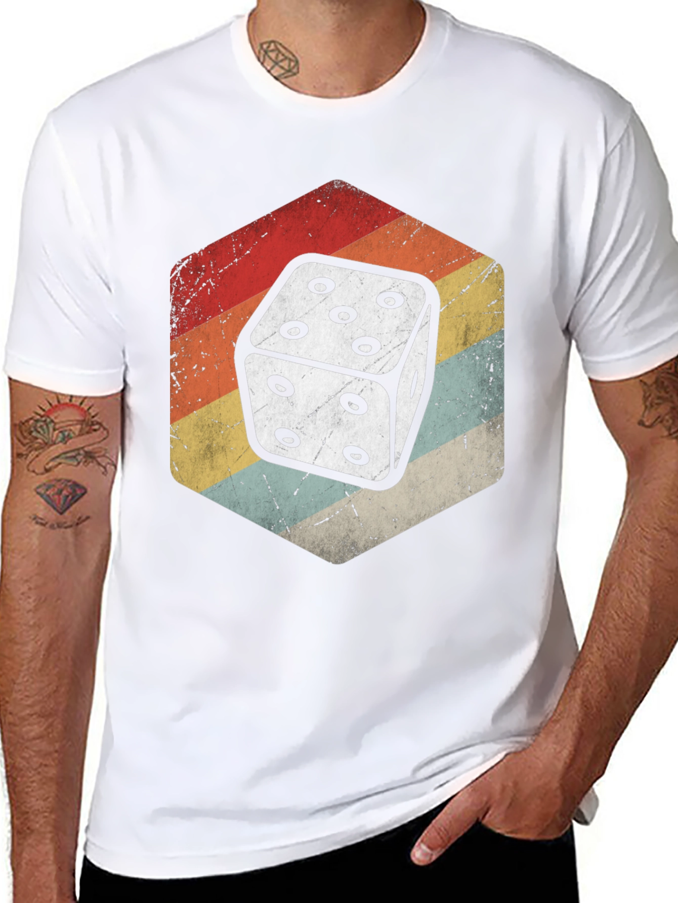 Retro Dice Graphic Tee