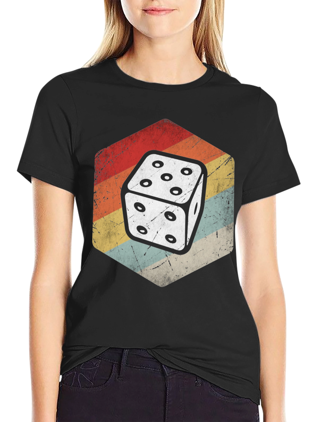Retro Dice Graphic Tee