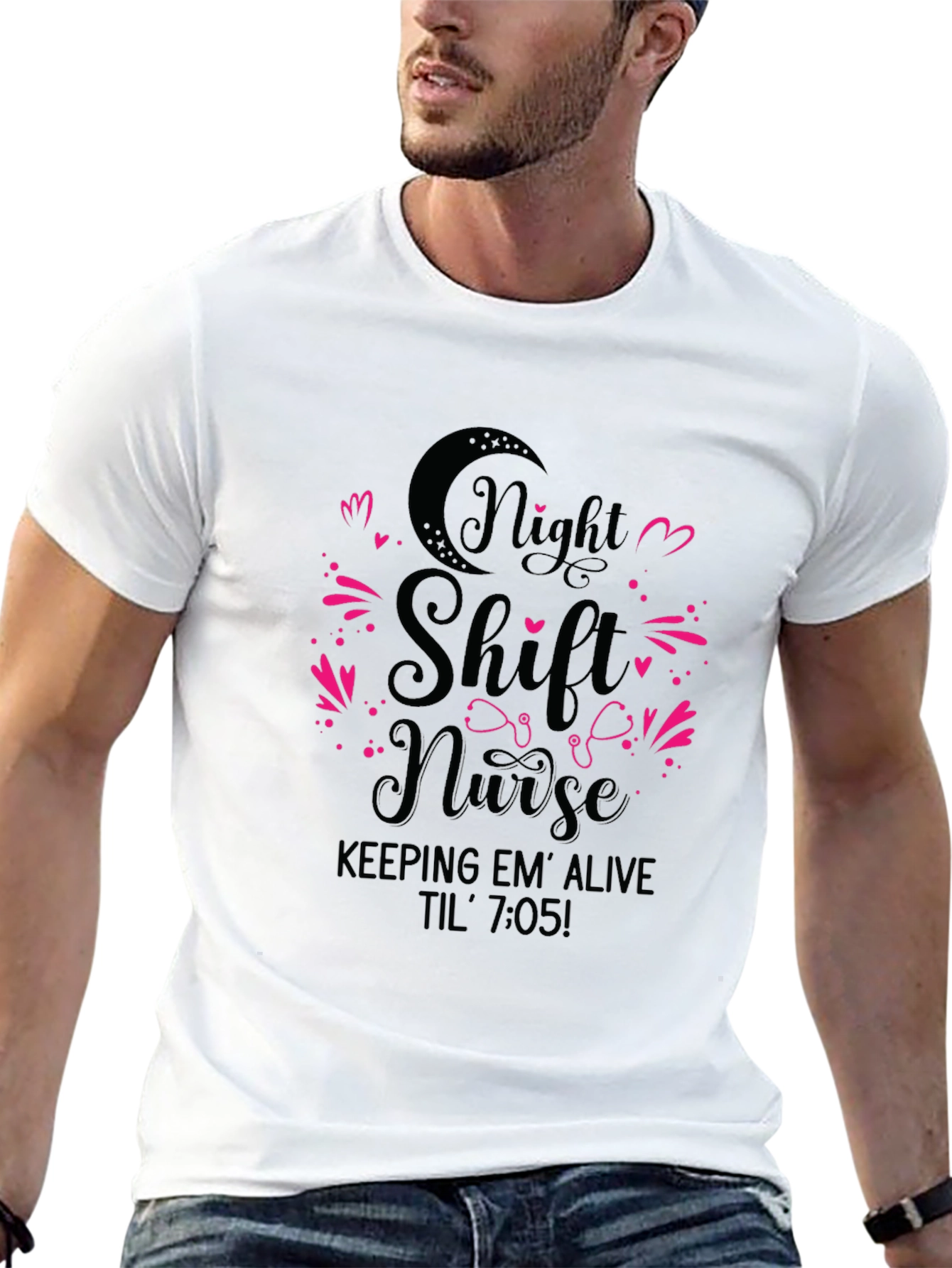 Night Shift Nurse T-Shirt - Funny Nursing Tee