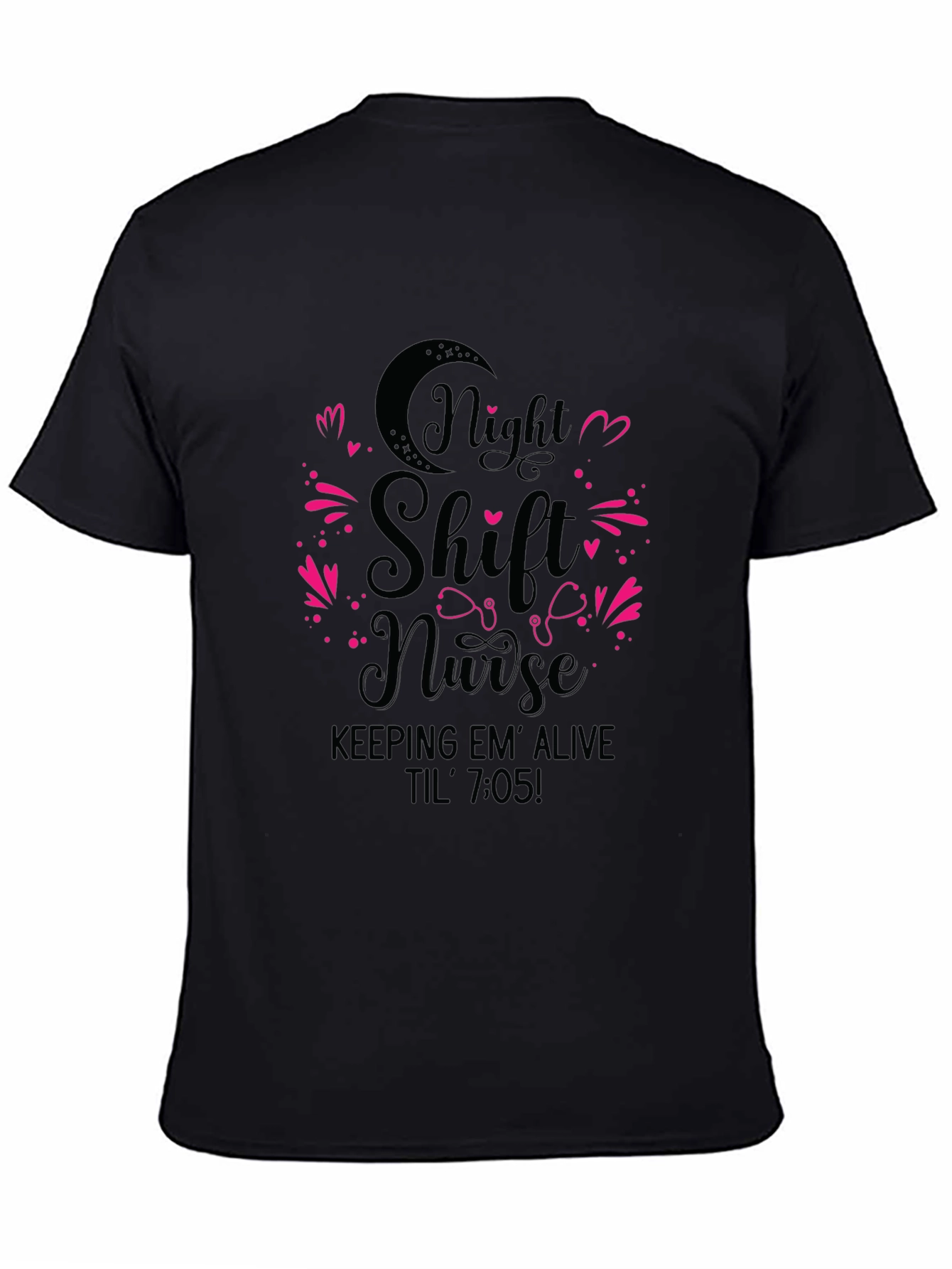 Night Shift Nurse T-Shirt - Funny Nursing Tee