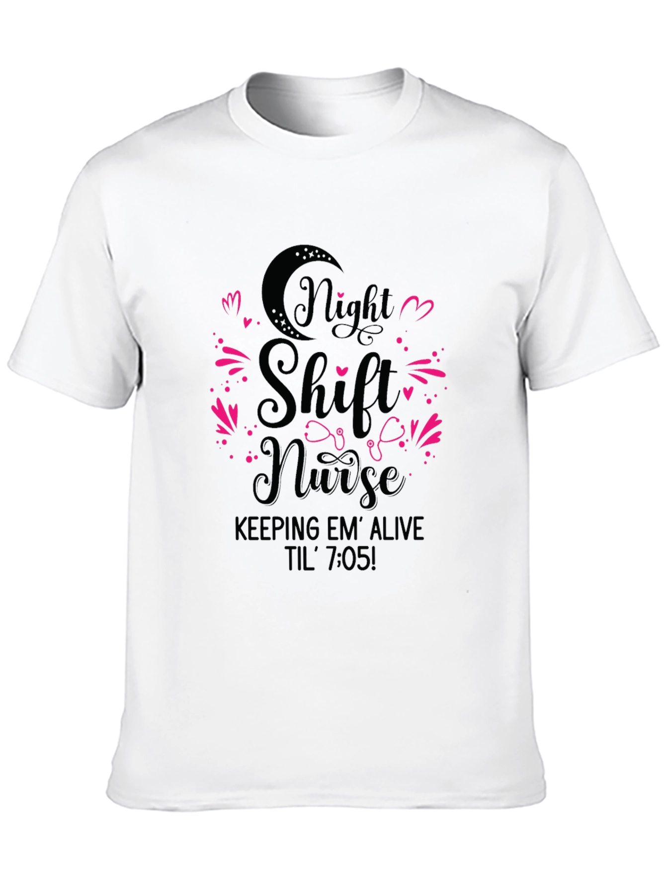 Night Shift Nurse T-Shirt - Funny Nursing Tee