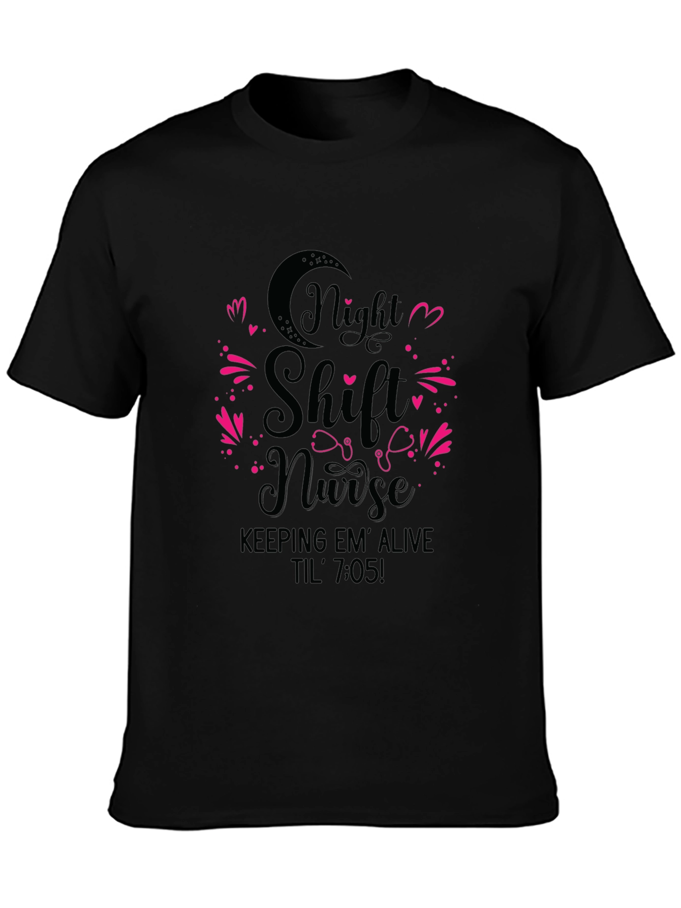 Night Shift Nurse T-Shirt - Funny Nursing Tee