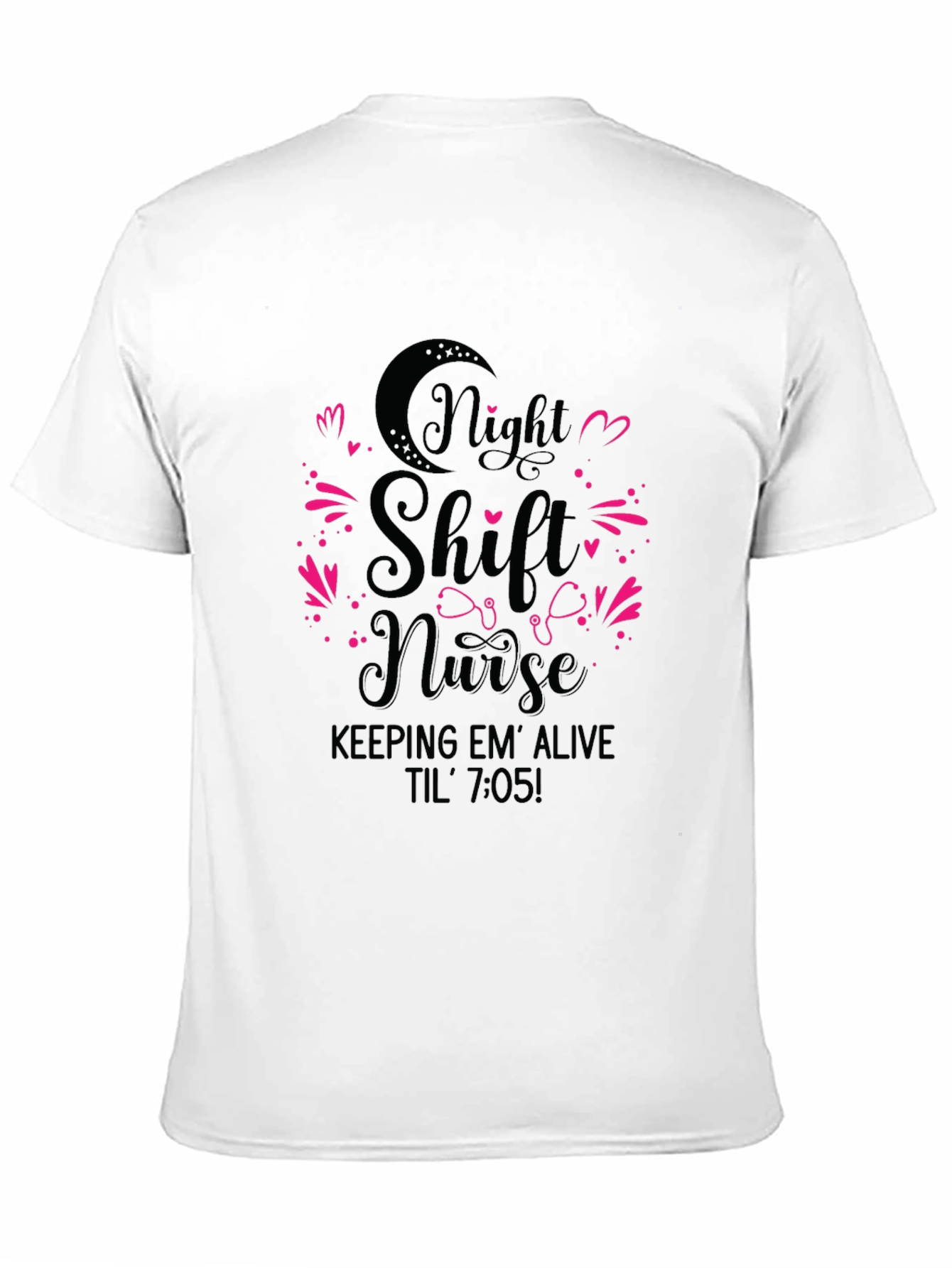 Night Shift Nurse T-Shirt - Funny Nursing Tee