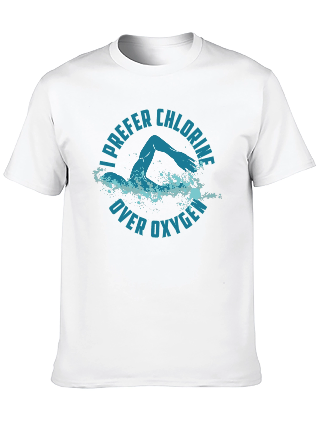 I Prefer Chlorine Over Oxygen Black T-Shirt