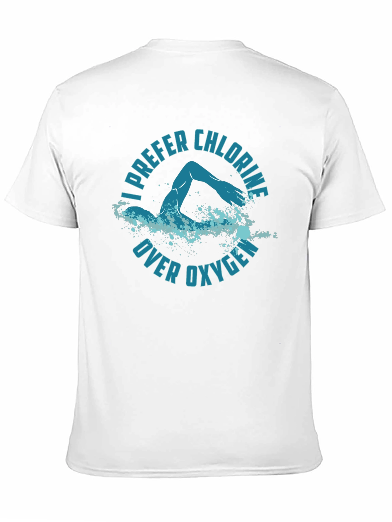 I Prefer Chlorine Over Oxygen Black T-Shirt
