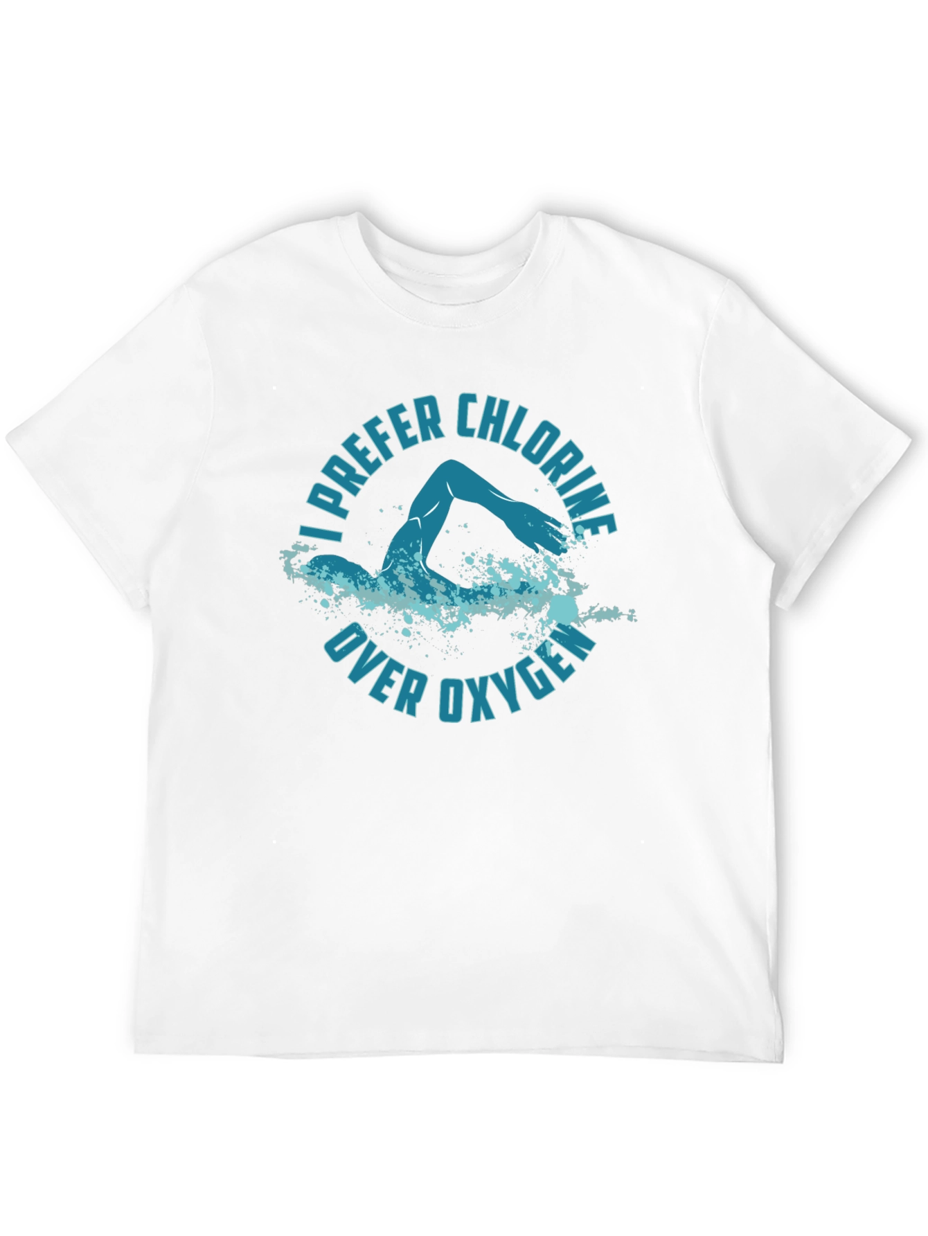 I Prefer Chlorine Over Oxygen Black T-Shirt
