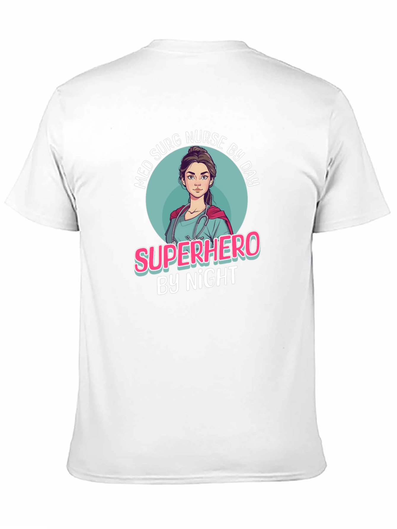 Superhero Nurse Graphic T-Shirt