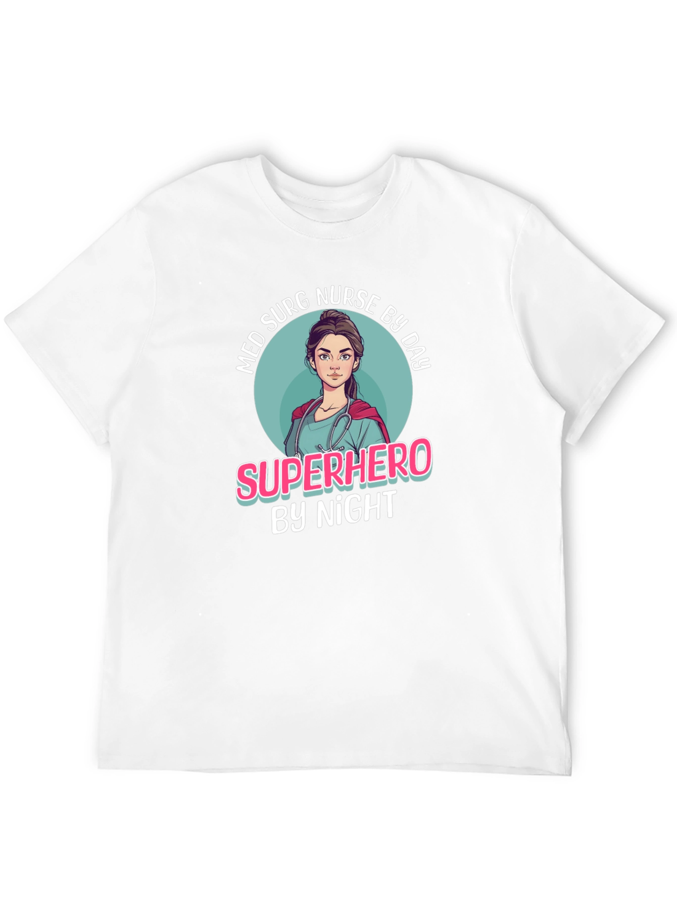 Superhero Nurse Graphic T-Shirt