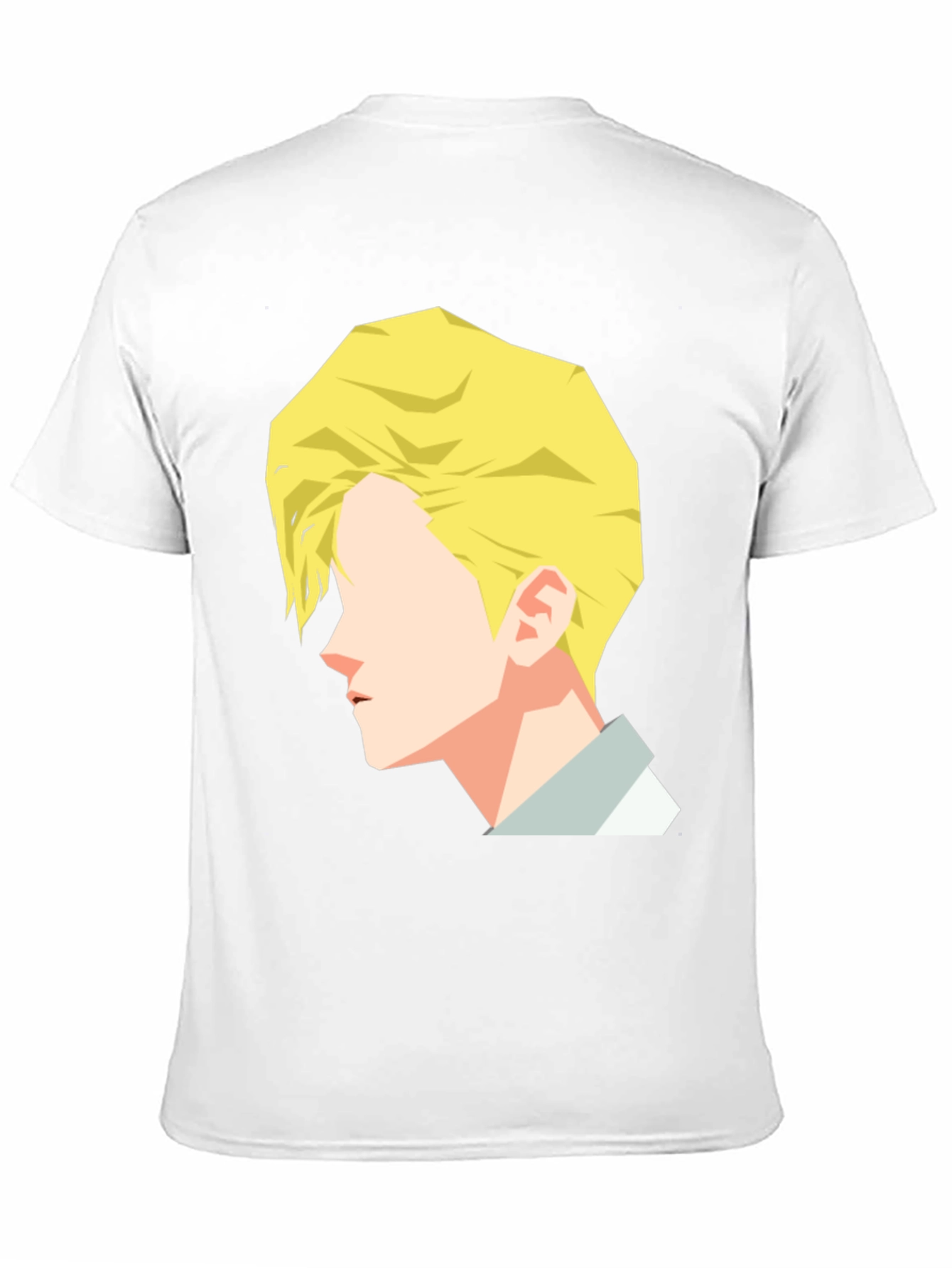 Geometric Face T-Shirt - Modern Graphic Tee