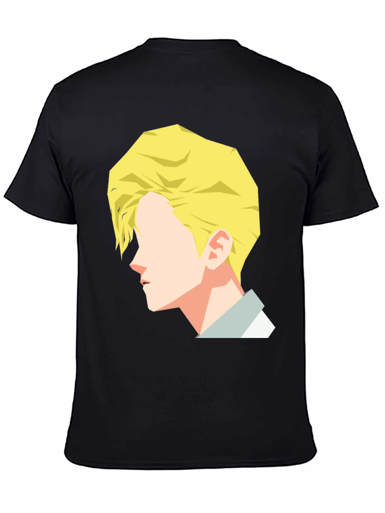 Geometric Face T-Shirt - Modern Graphic Tee