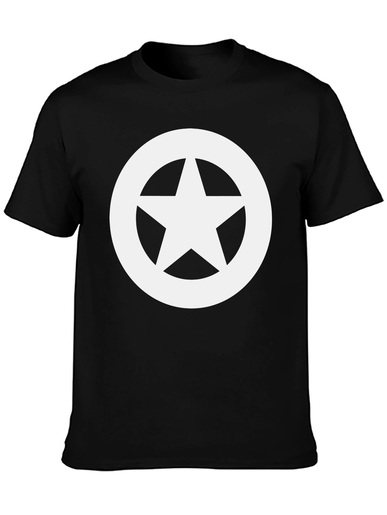 Star Emblem Black T-Shirt