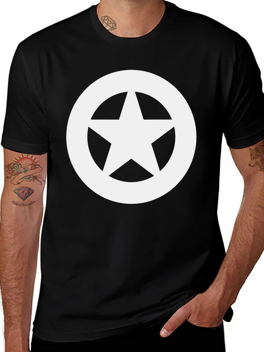 Star Emblem Black T-Shirt