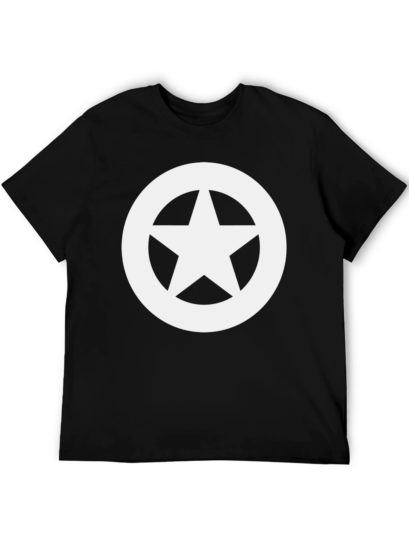 Star Emblem Black T-Shirt