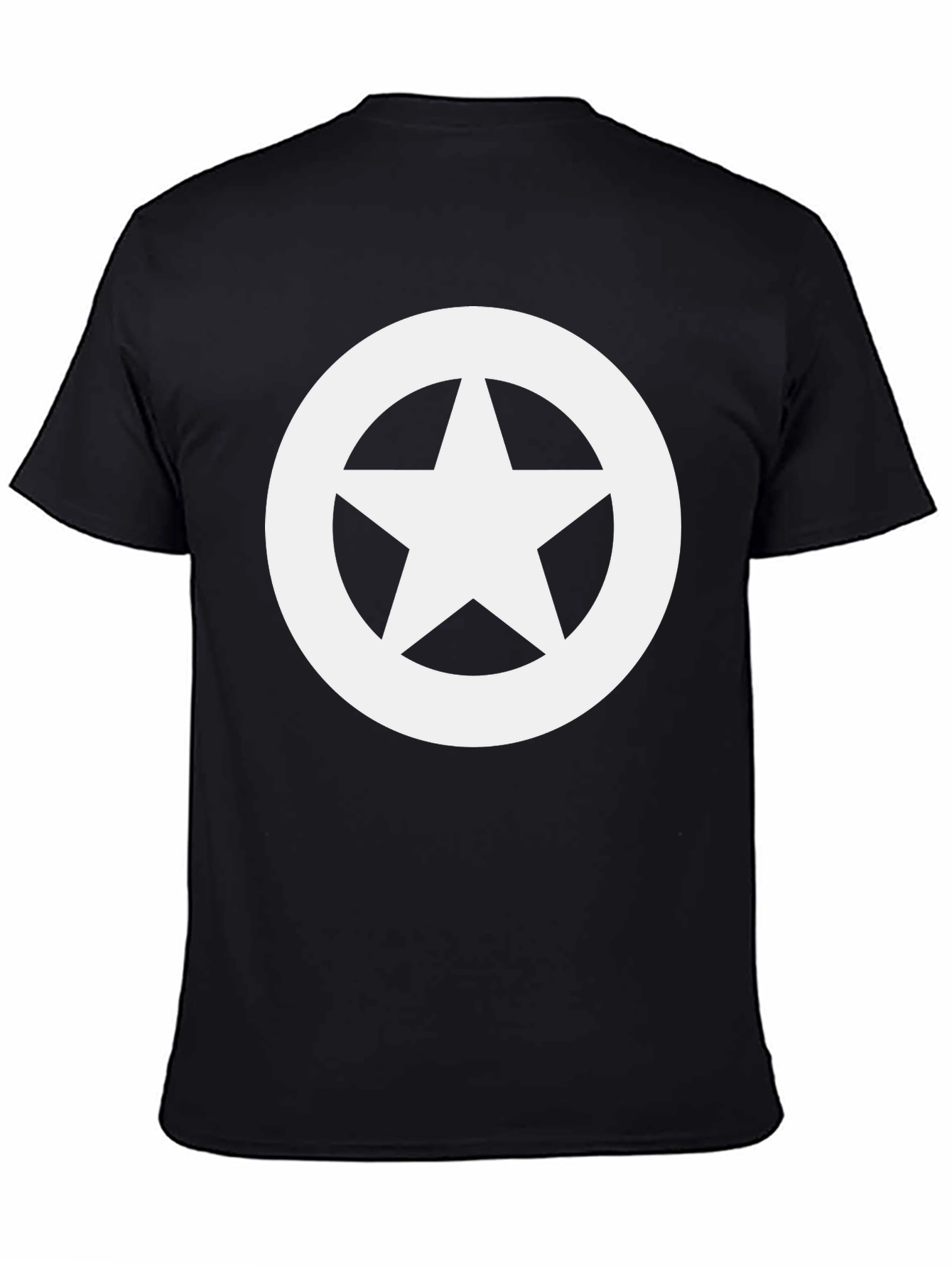 Star Emblem Black T-Shirt
