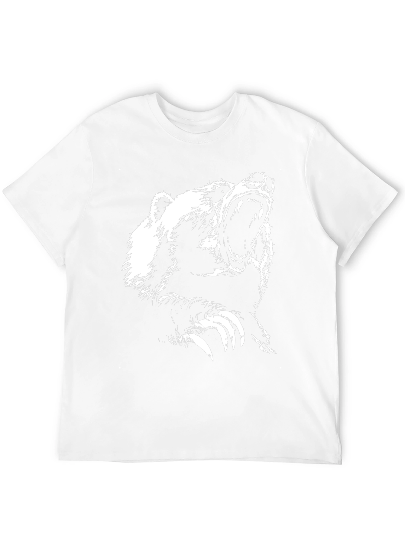 Bear Graphic T-Shirt - Mens Black Tee