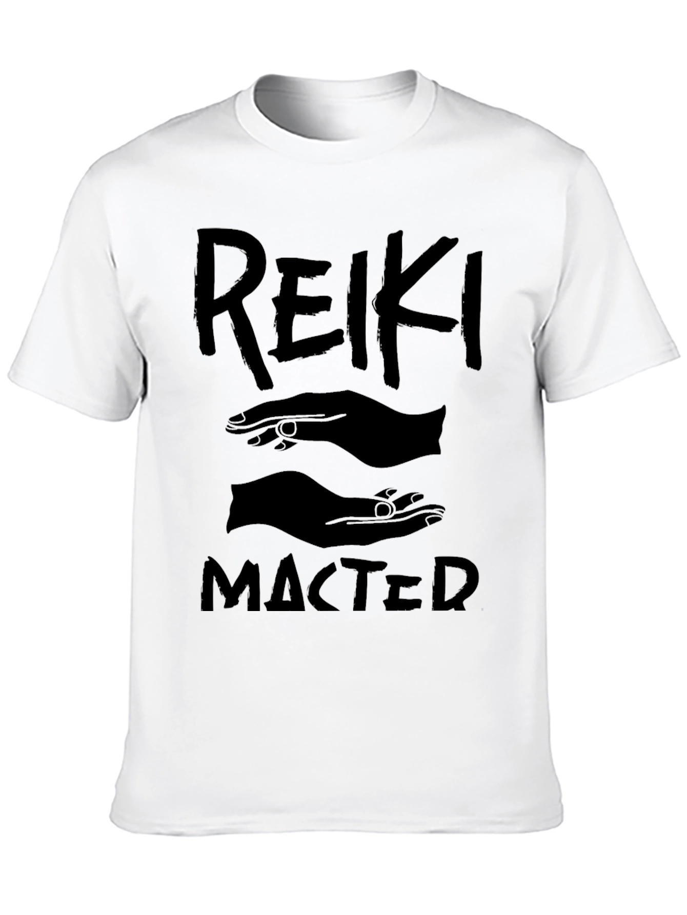 Reiki Master Black Graphic T-Shirt