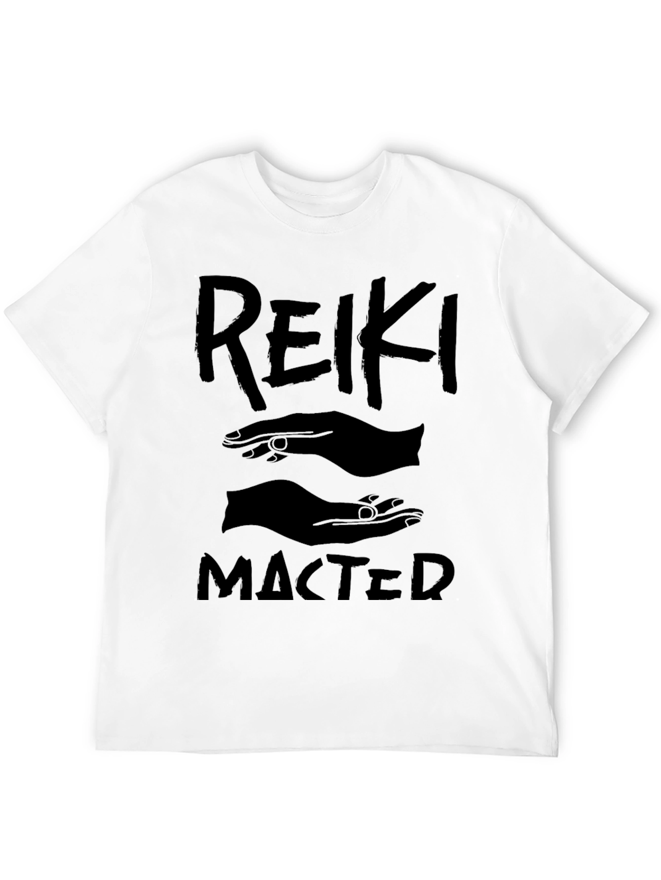 Reiki Master Black Graphic T-Shirt