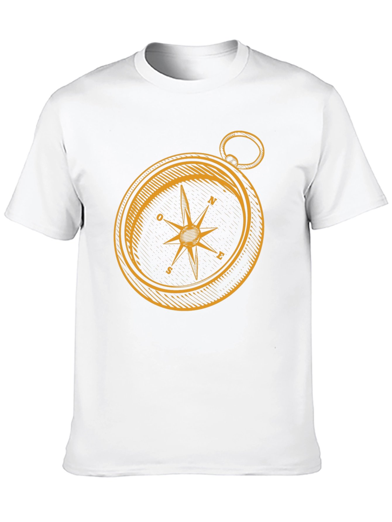Compass Graphic Tee - Stylish Navigator Shirt