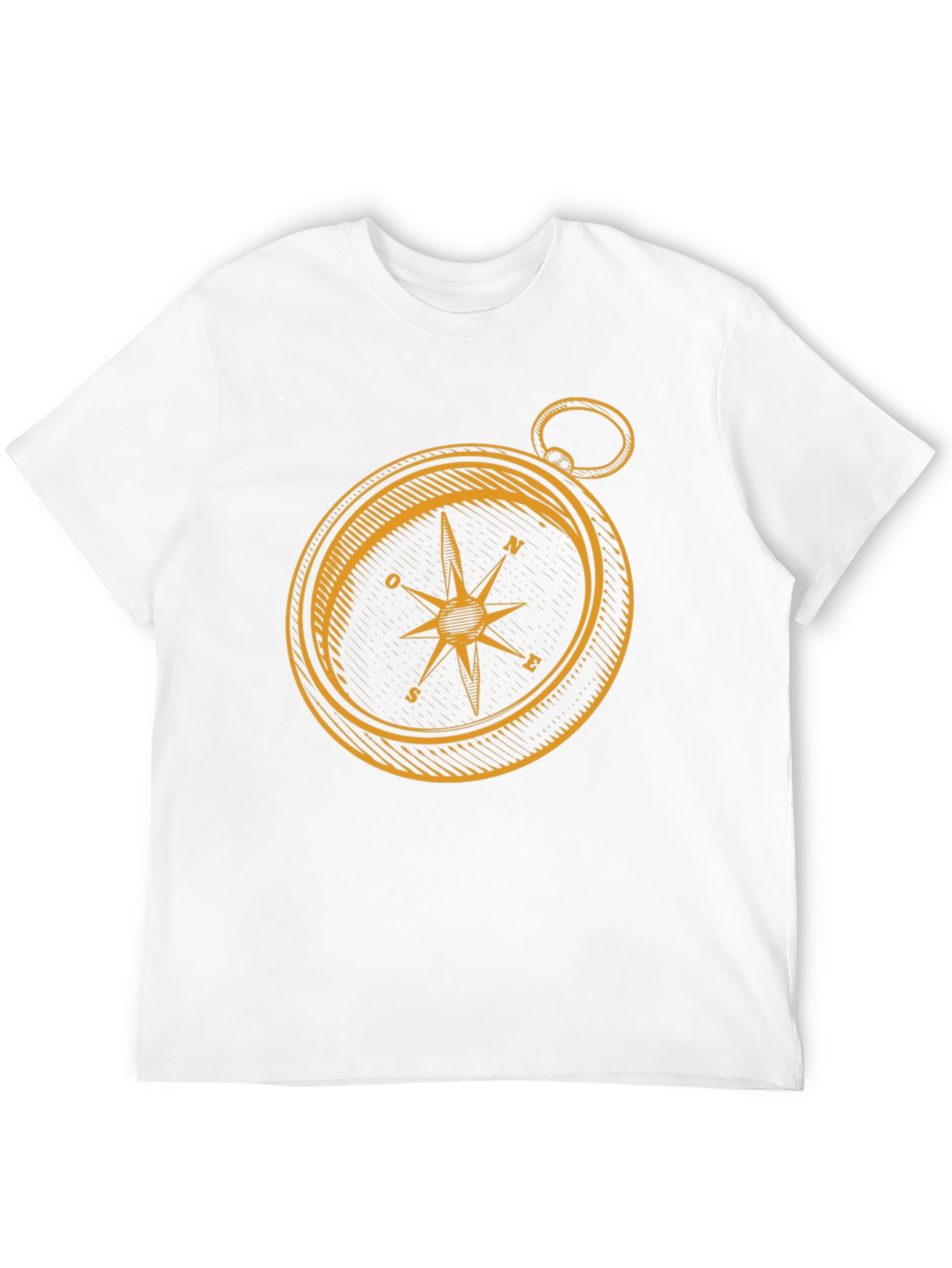 Compass Graphic Tee - Stylish Navigator Shirt