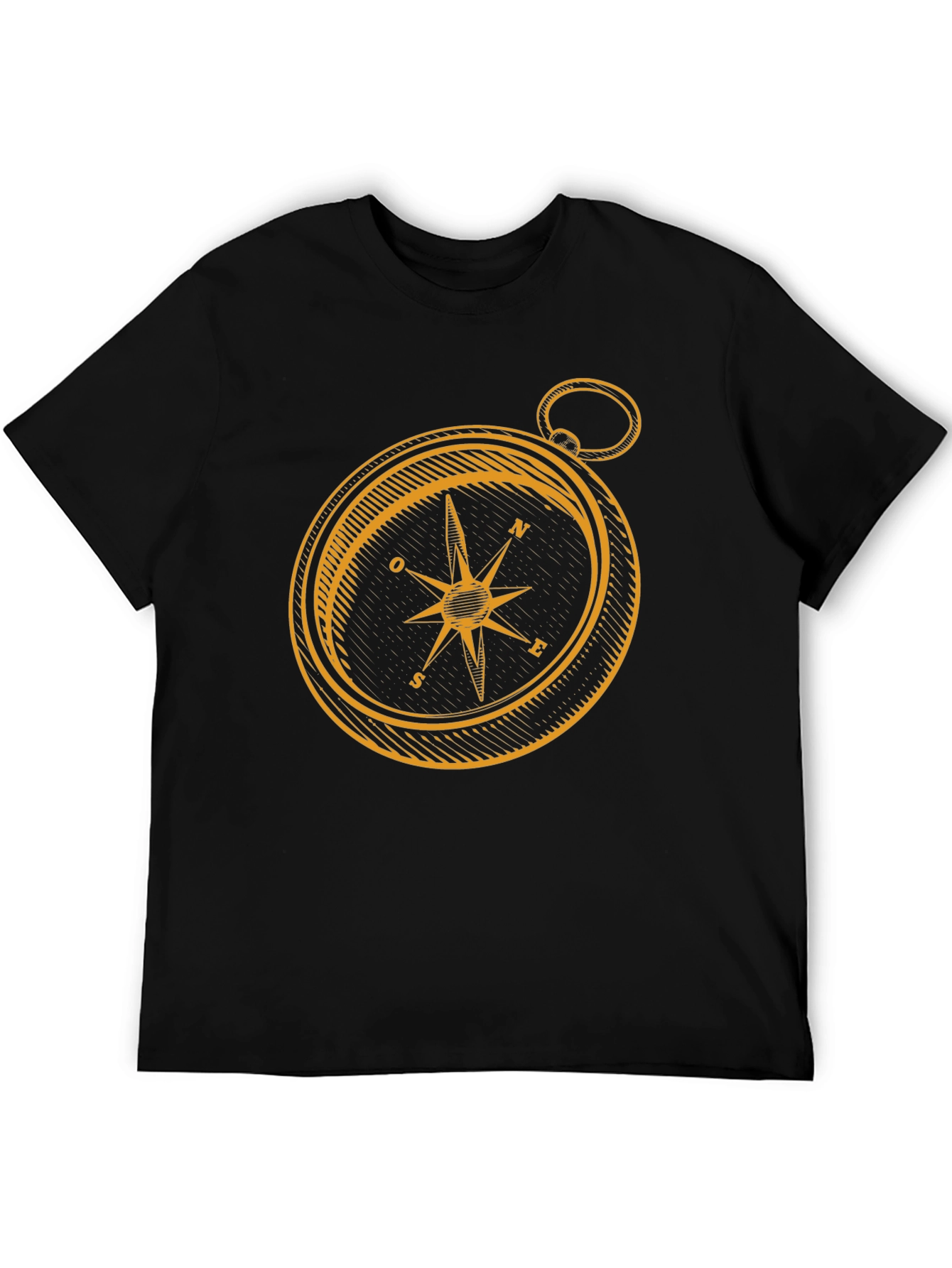Compass Graphic Tee - Stylish Navigator Shirt