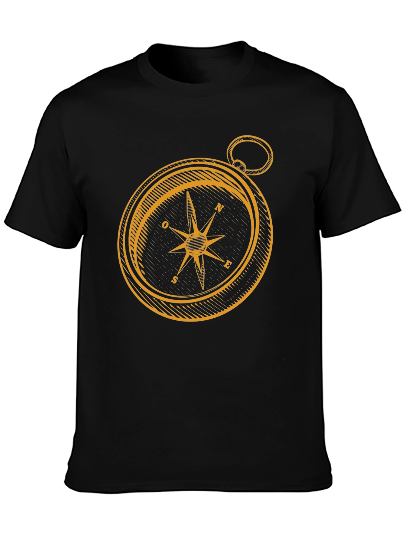 Compass Graphic Tee - Stylish Navigator Shirt