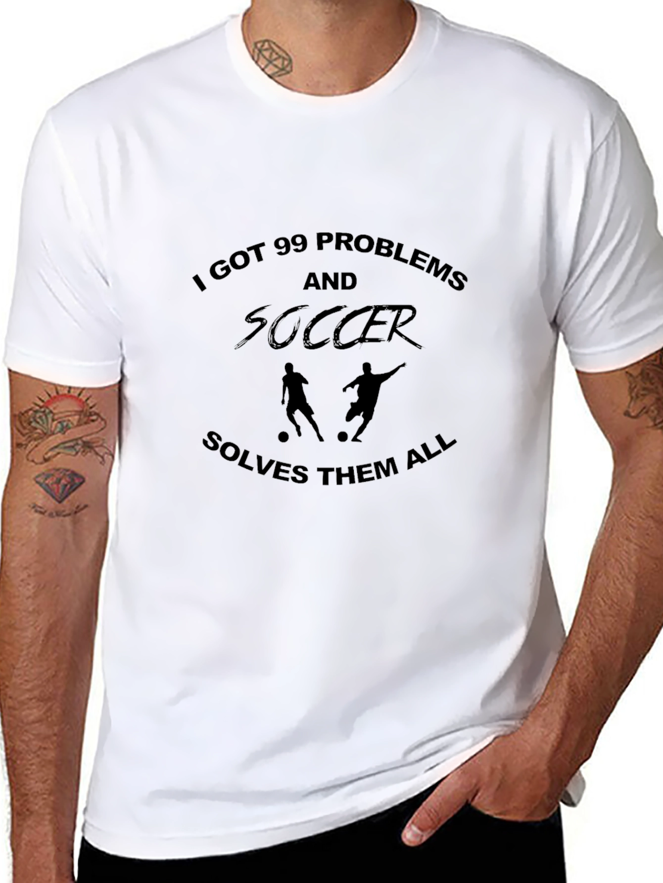 Soccer Solves All Problems T-Shirt