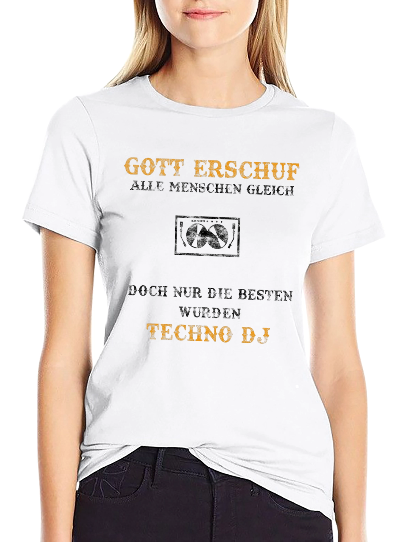 Techno DJ Graphic Tee