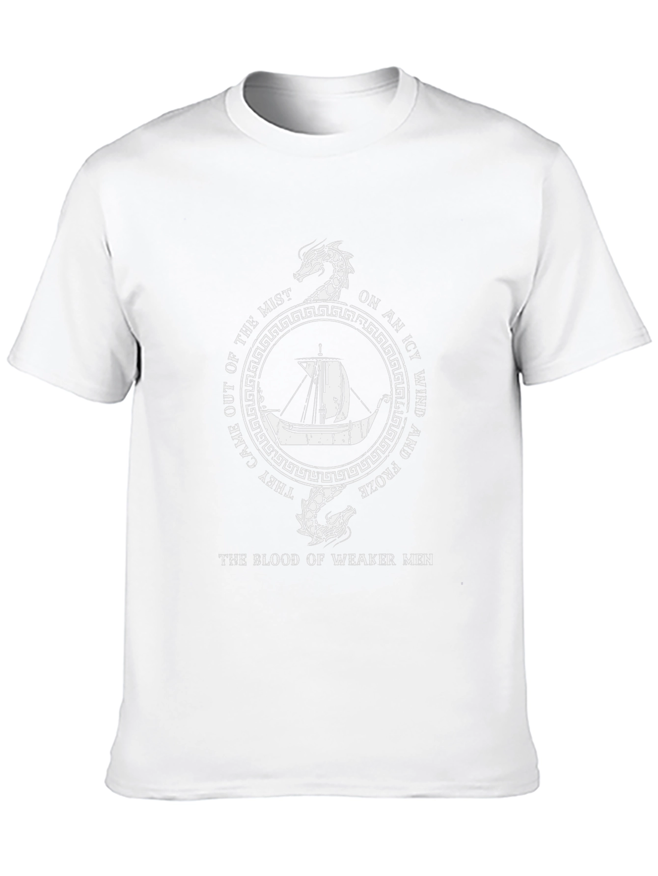 Viking Dragon Ship Graphic Tee