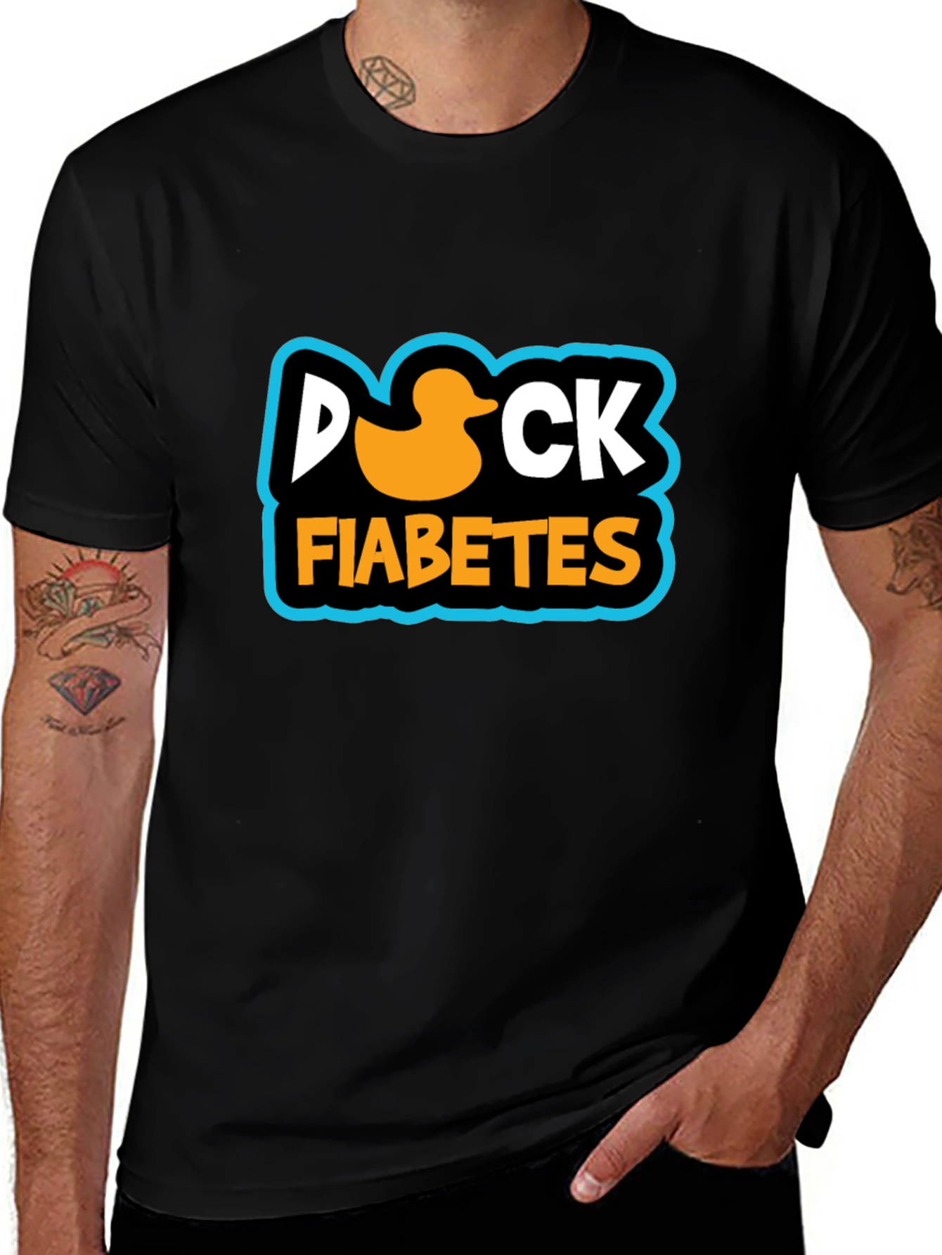 Duck Fiabetes T-Shirt: Fun Diabetes Awareness Tee