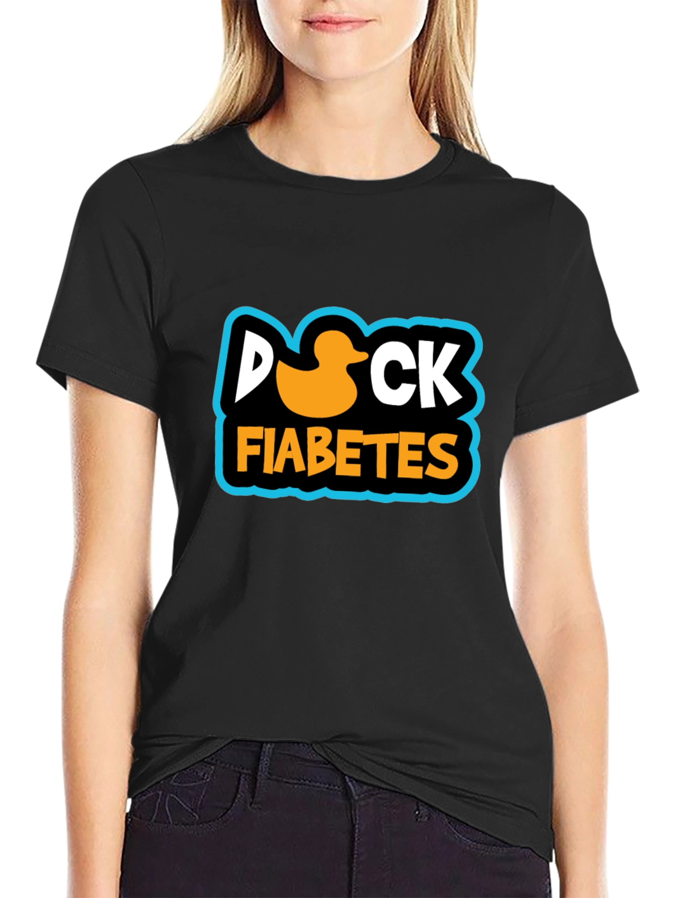 Duck Fiabetes T-Shirt: Fun Diabetes Awareness Tee