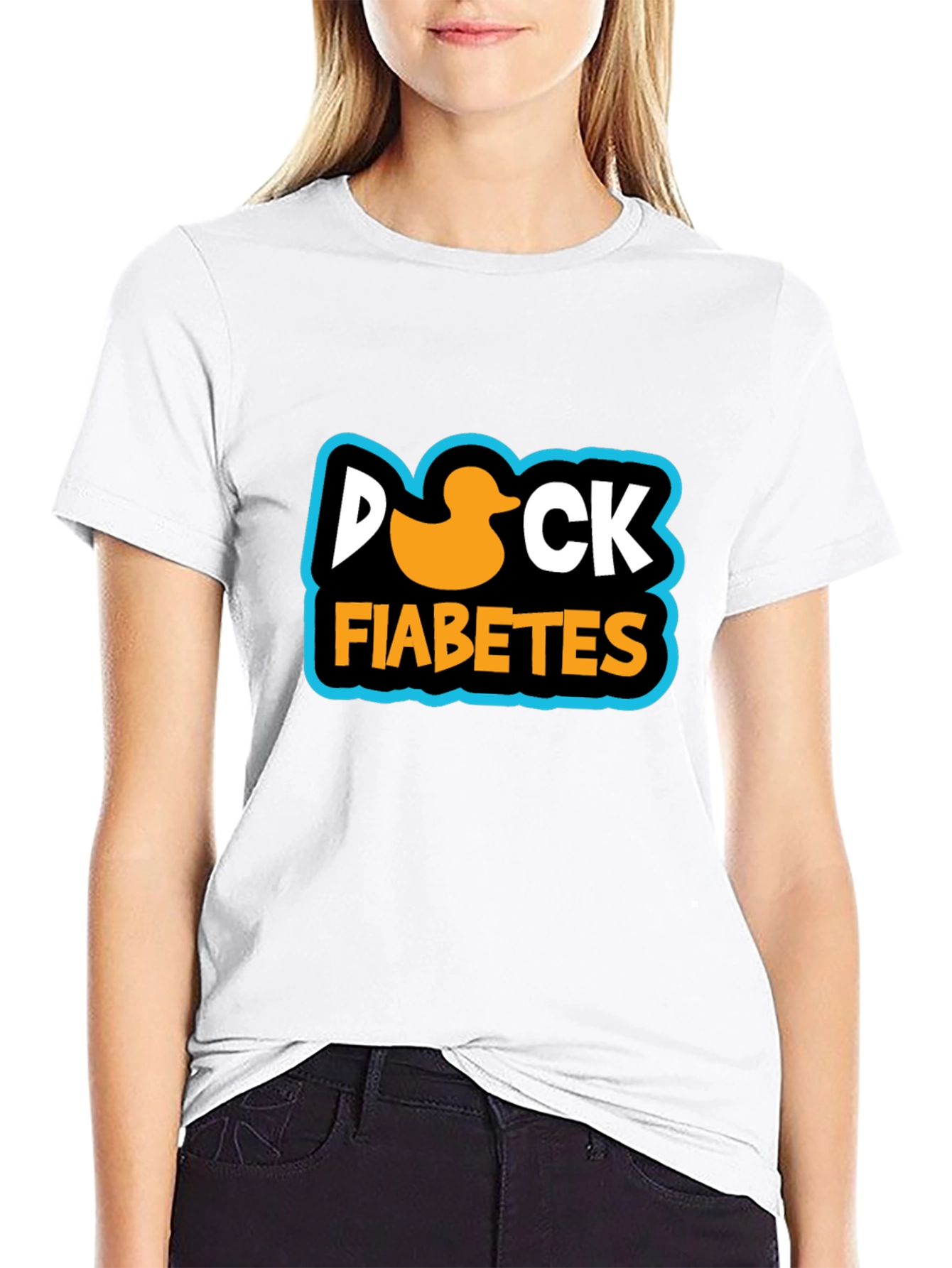 Duck Fiabetes T-Shirt: Fun Diabetes Awareness Tee